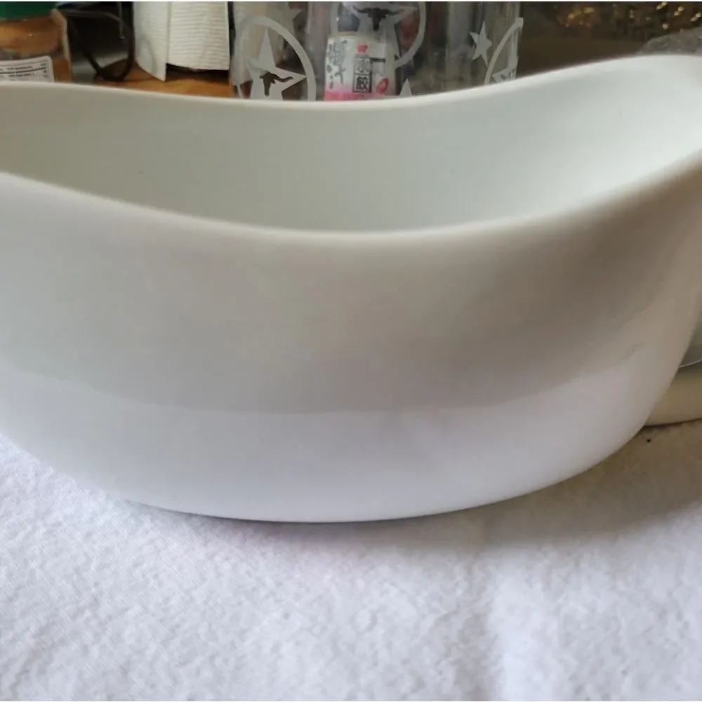 Target home collection white ceramic gravy boat